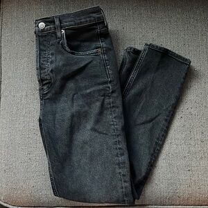 A Golde Riley Crop Black Jeans